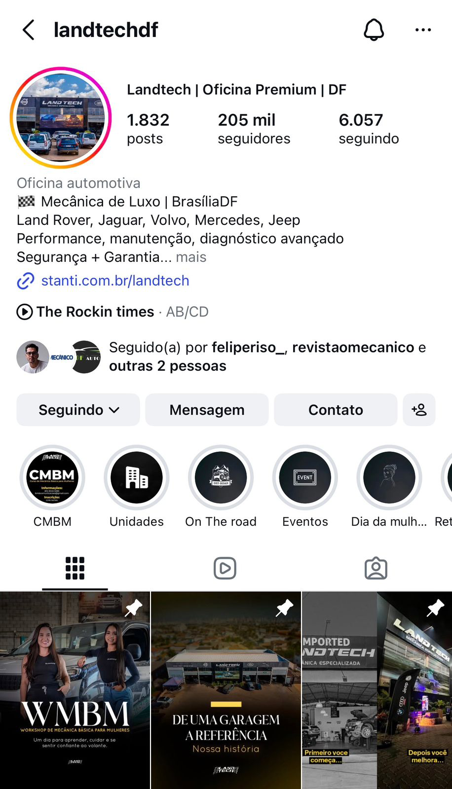 Foto de perfil da Landtech no Instagram